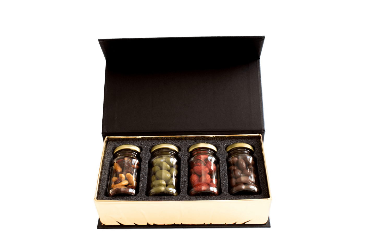 Caja con 4 Frascos Mini