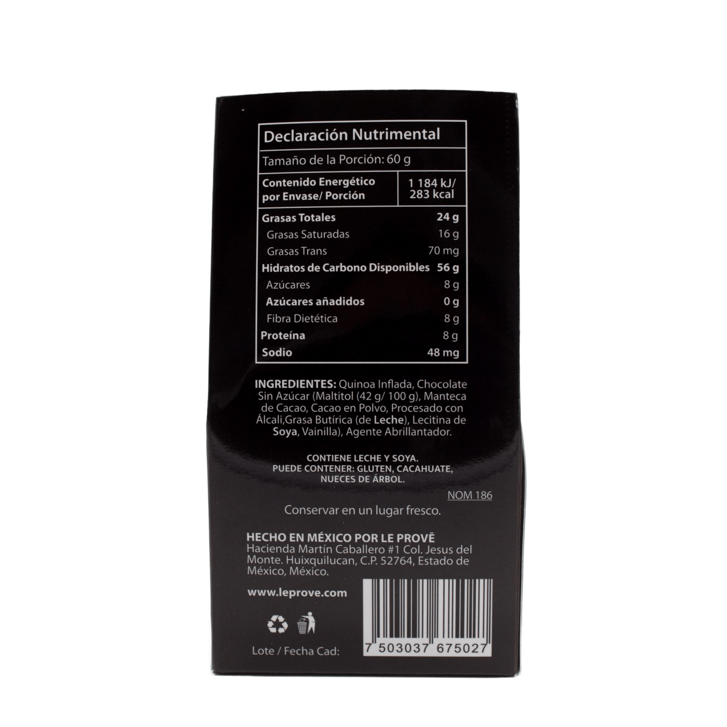 Quinoa con Chocolate Oscuro S/A